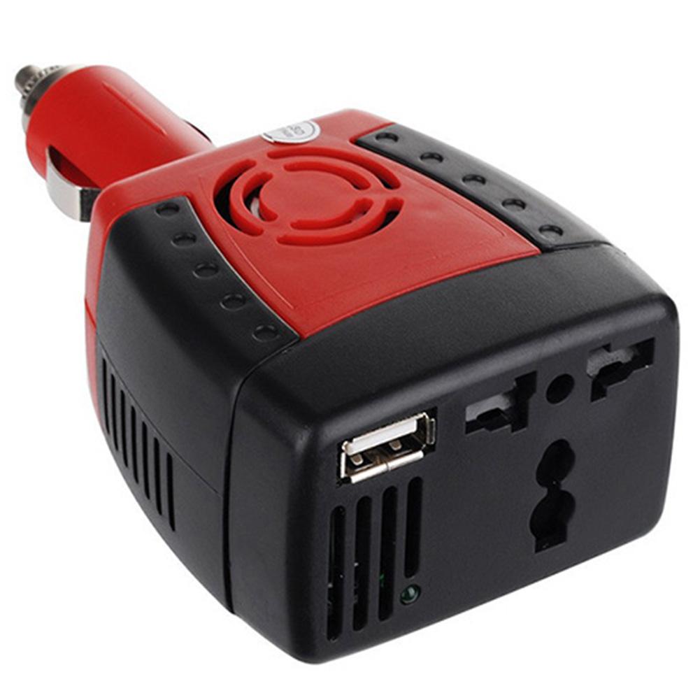 150W Car Power Inverter DC 12V To AC 220V USB 5V Auto Charger Adapter For Laptop