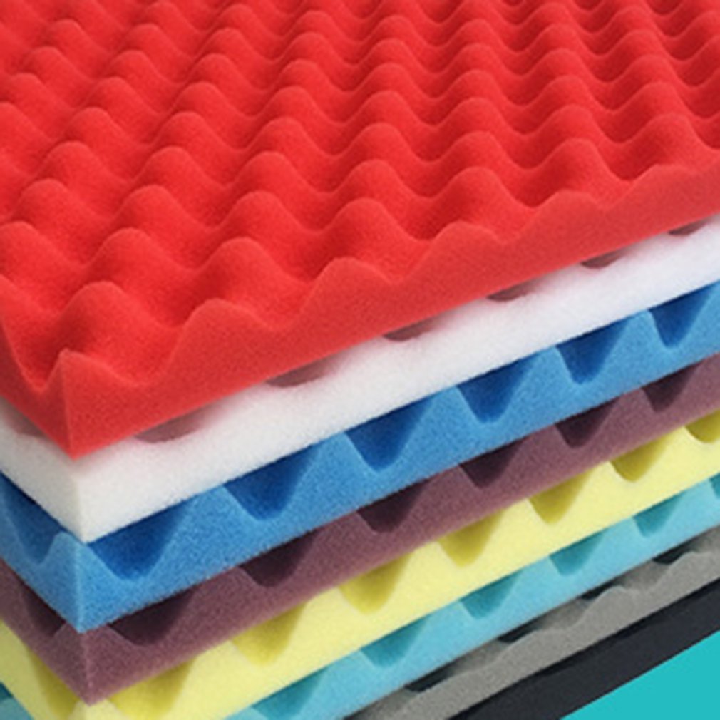 1Pc Geluid Absorberende Katoen Akoestisch Schuim Piramide Tegels Voor Studio Geluid Kamer Muziek Geluidsisolatie Foam Kleur Willekeurige