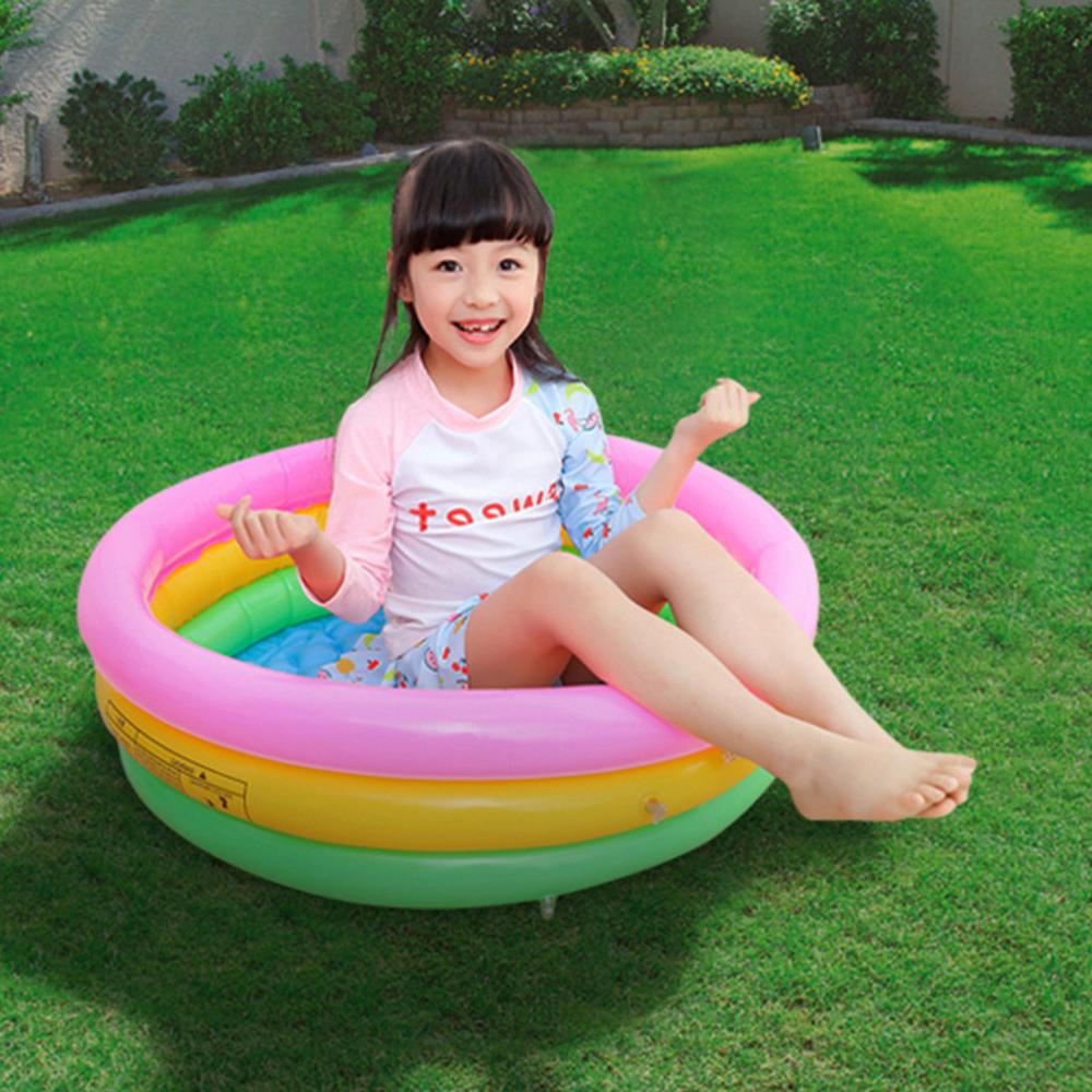 86X25CM Family inflatable pool above ground swimming pool kid adult children blue garden outdoor play pool CD