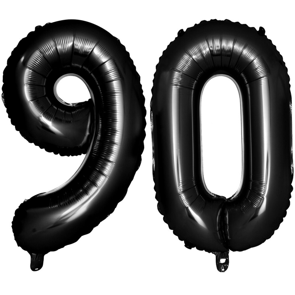 40 Inch Black 21 Number Balloons for Birthday Party Decoration Jumbo Foil Balloons for 90th Anniversary Party Supplies: As Shown 6