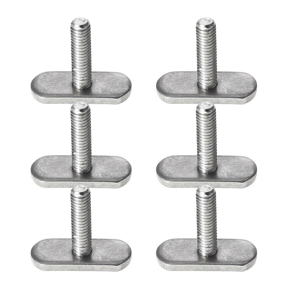 6 uds. Partes de la lancha de canoa de acero inoxidable pernos para exteriores tornillos de Kayak Mini herrajes accesorios de esquí acuático pesca