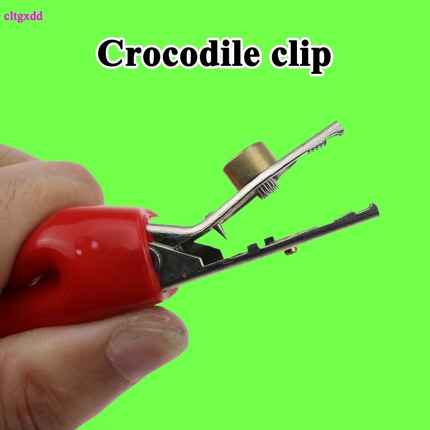 Cltgxdd Auto Reparatie Test Alligator Clip Met Piercing Naald Tanden Alligator Klem Krokodil CL8430
