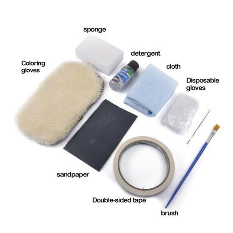50ml auto leer vinyl reparatieset leer lakreiniger krassen reparatie leren bank jassen voor auto stoel scheuren gaten huis