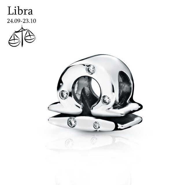 2019 inverno Nuovi 925 Branelli Dell'argento sterlina 12 Costellazioni Dello Zodiaco Pendenti E Ciondoli fit Originale Pandora Braccialetti Donne Gioielli FAI DA TE: pdl732