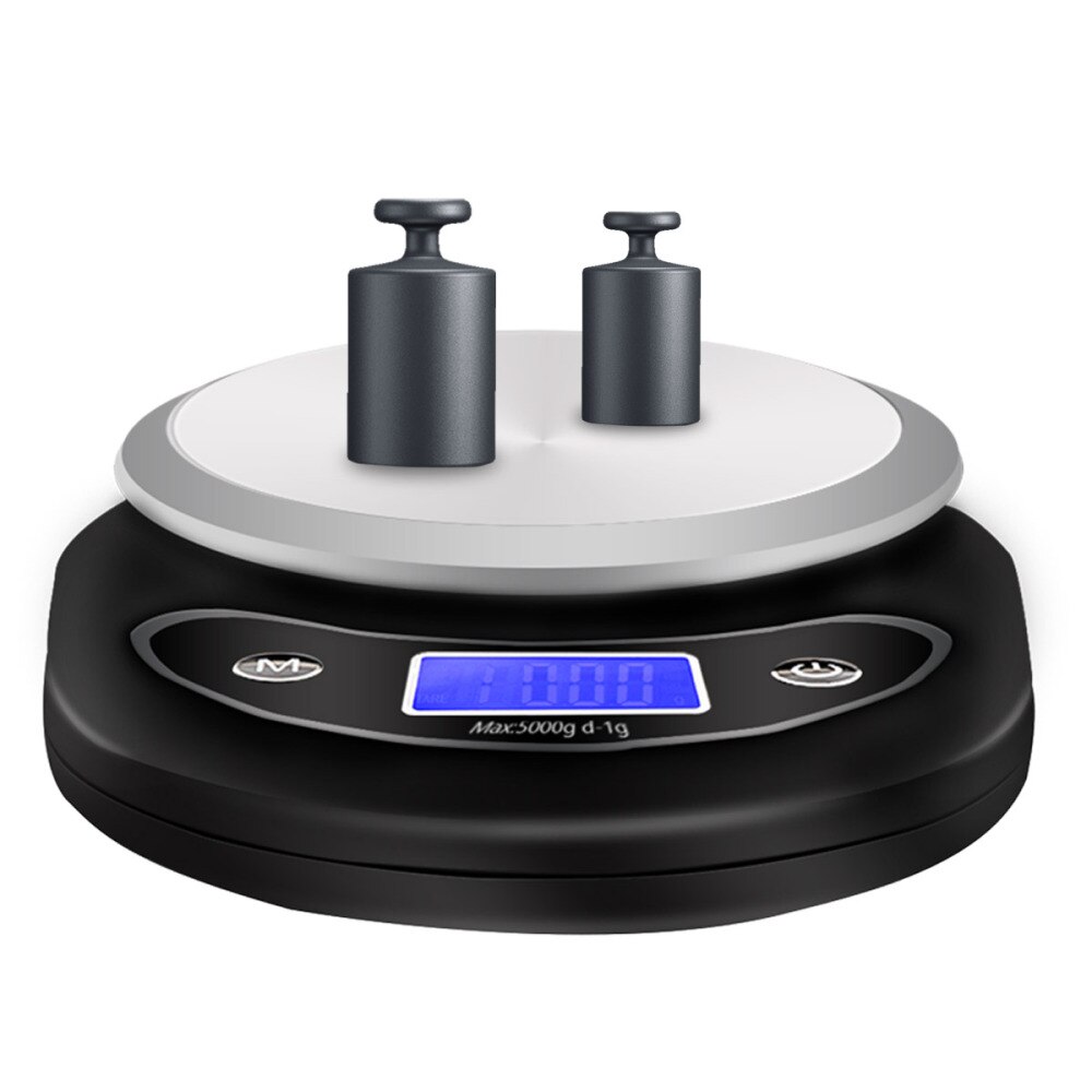 1PC Kitchen Scale Baking Electronic Scale High Precision Digital Cooking Scale for Home Daily Use Food Without Battery (Silver,