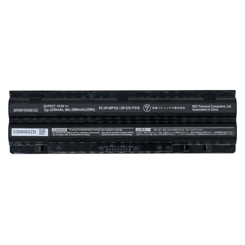 SHUOZB PC-VP-WP135 OP-570-77018 Laptop Battery For NEC PC-VP-WP134 OP-570-77019 2Z00119ZA 10.8V 23Wh 2250mAh