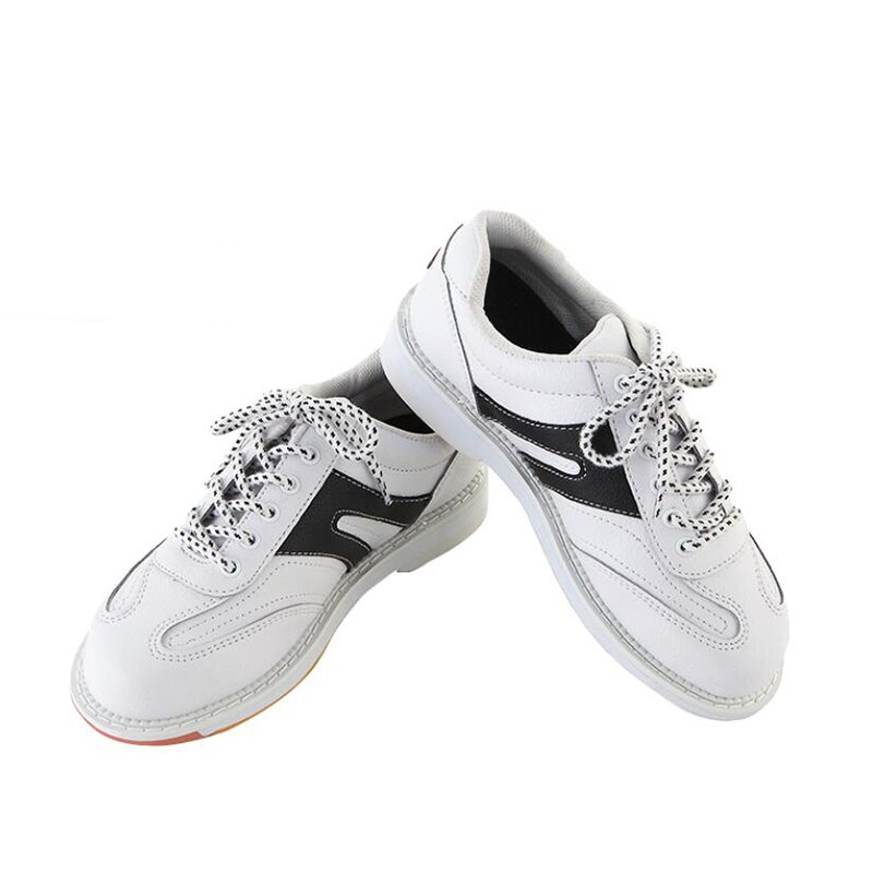 oben männer Bowling schuhe mädchen Bowling turnschuhe mikrofaser atmungsaktive Skidproof Sohle Professionelle damen Sport turnschuhe: Weiß / 6,5