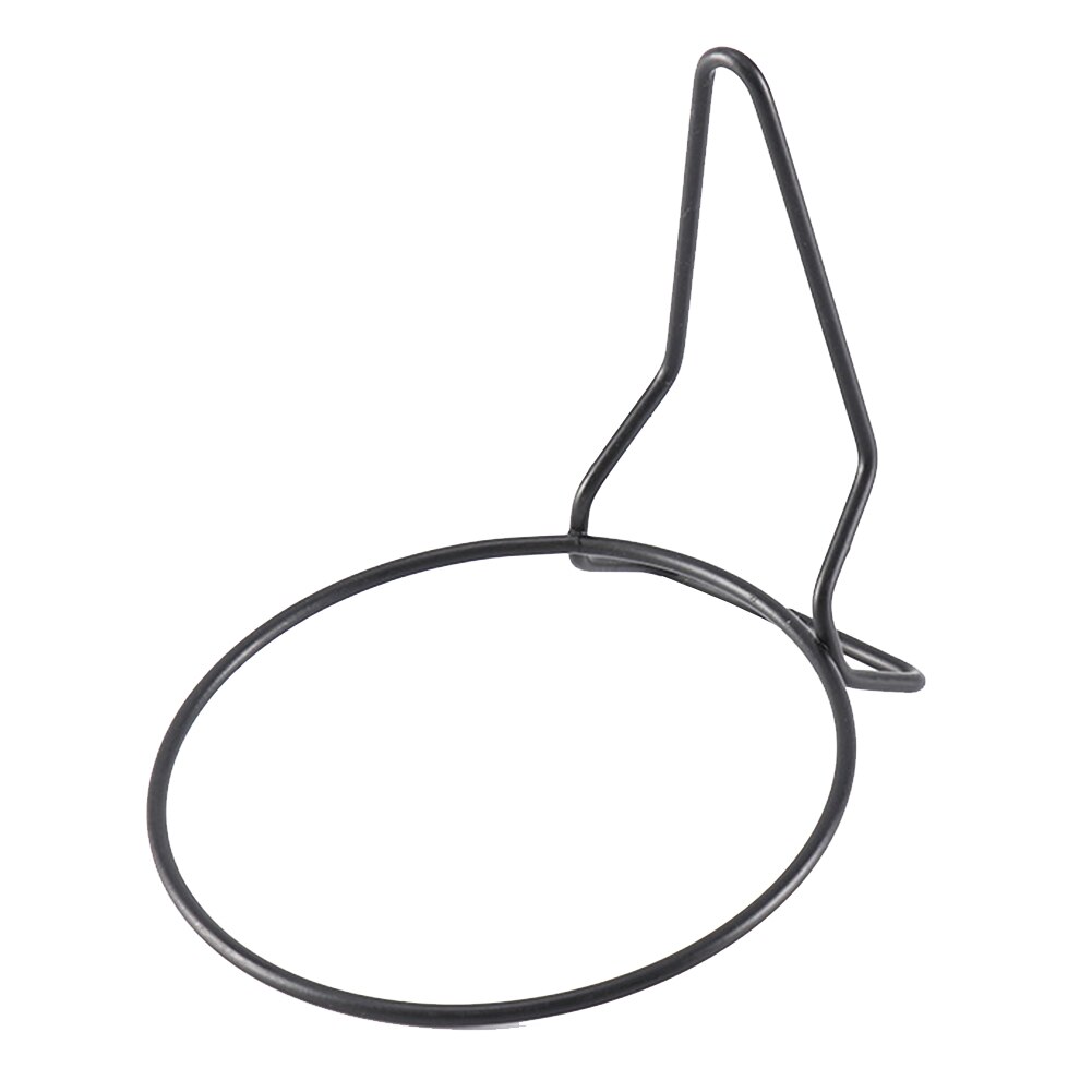 Wrought Iron Railing Potted Rack Wall Mounted Flower Pot Rack Patio Plant Pot Hangers Fences Pallets Black Garden Rings Brackets: 21cm