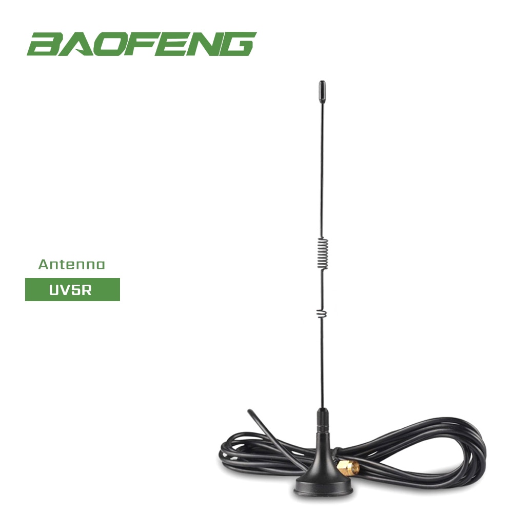 UT-106UV SMA Weibliche Dual Band Auto Magnet Antenne Fahrzeug Montiert Auto Antenne Für BAOFENG UV5r BF-888S zwei weg radio Zubehör