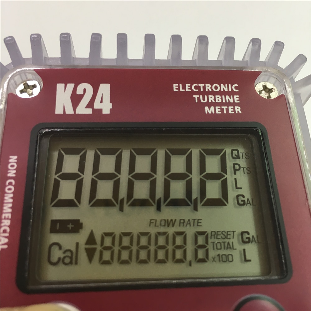 K24 elektroniske turbine flowmåler