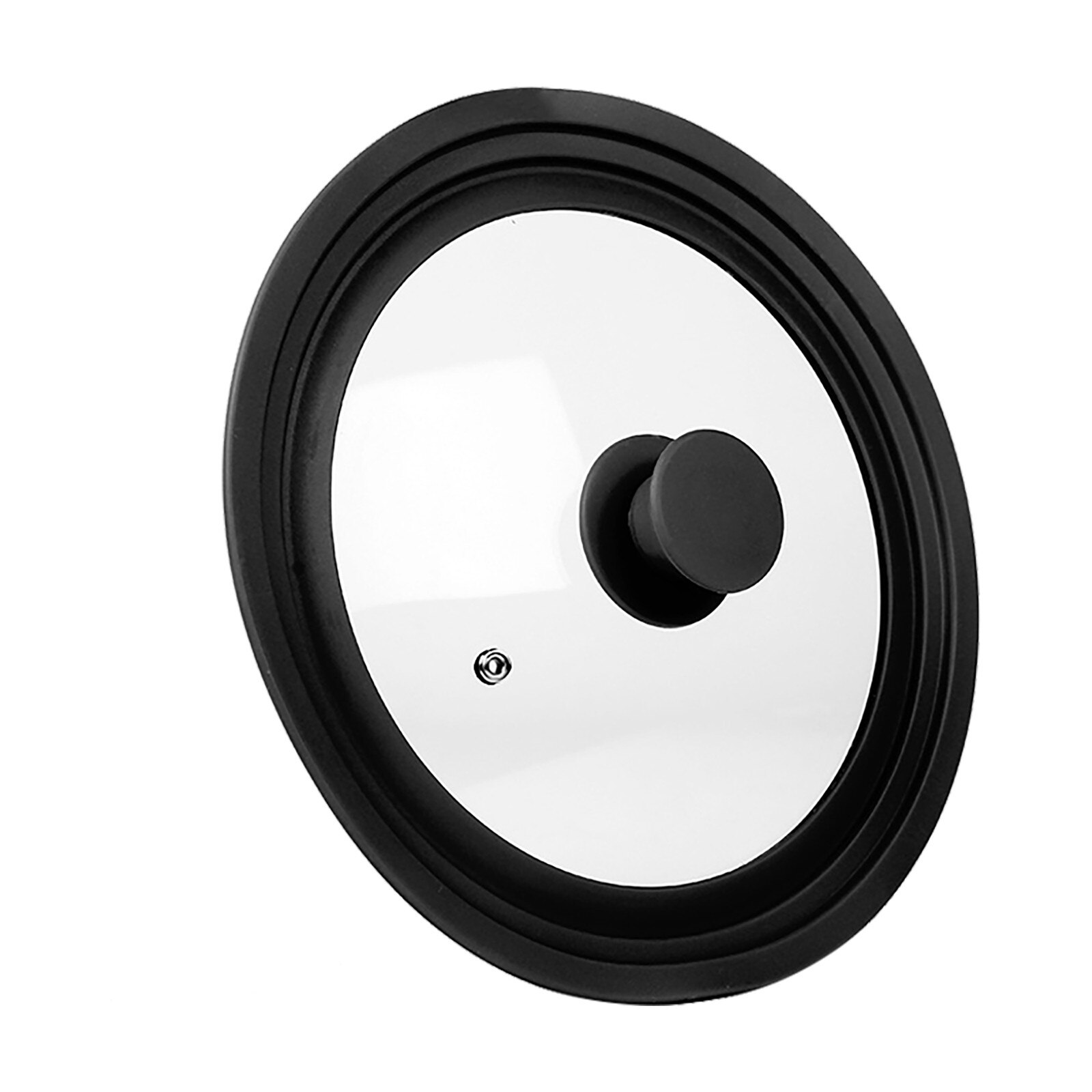 Universele Deksel Voor Potten Pannen En Koekenpannen-Gehard Glas Met Hittebestendige Siliconen Kookgerei Onderdelen Thuis Kitchen Tools: C