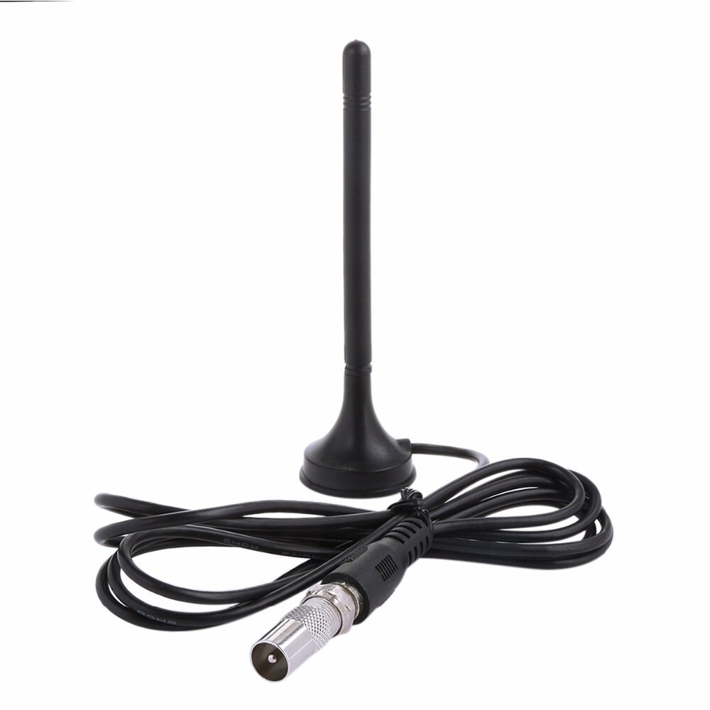 Universal Indoor HD Digital Dual DTA-180 TV Aerial Mini Antenna Portable Magnetic Base H-best