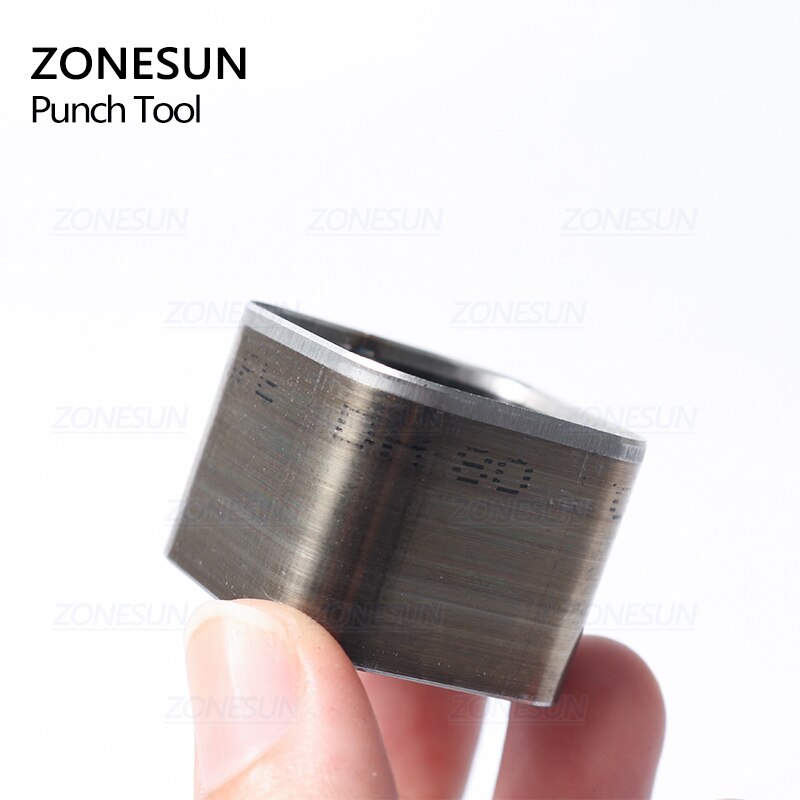 ZONESUN Half-Circle Leather Cutting Die Clicker Steel Rule Die 20/25/30/50mm Punching Tool For Cutting Out Leather Earring