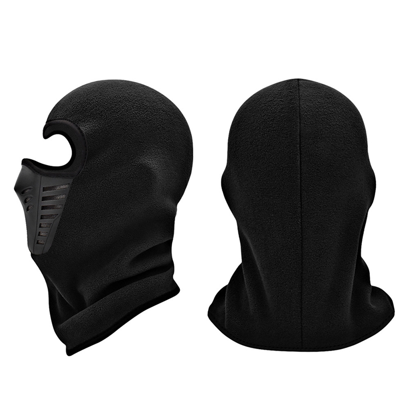 Máscara de motocicleta, máscara facial térmica de lana para mantener el calor, pasamontañas para montar en Moto, motociclista, máscara de esquí a prueba de viento para invierno, hombres y mujeres