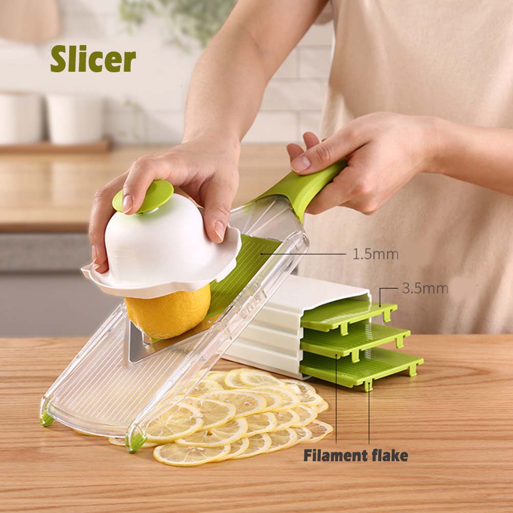 Lemon Slicer Ultra-Thin Lemon Grapefruit Orange Slice Domestic Planing Machine Cutter E2S