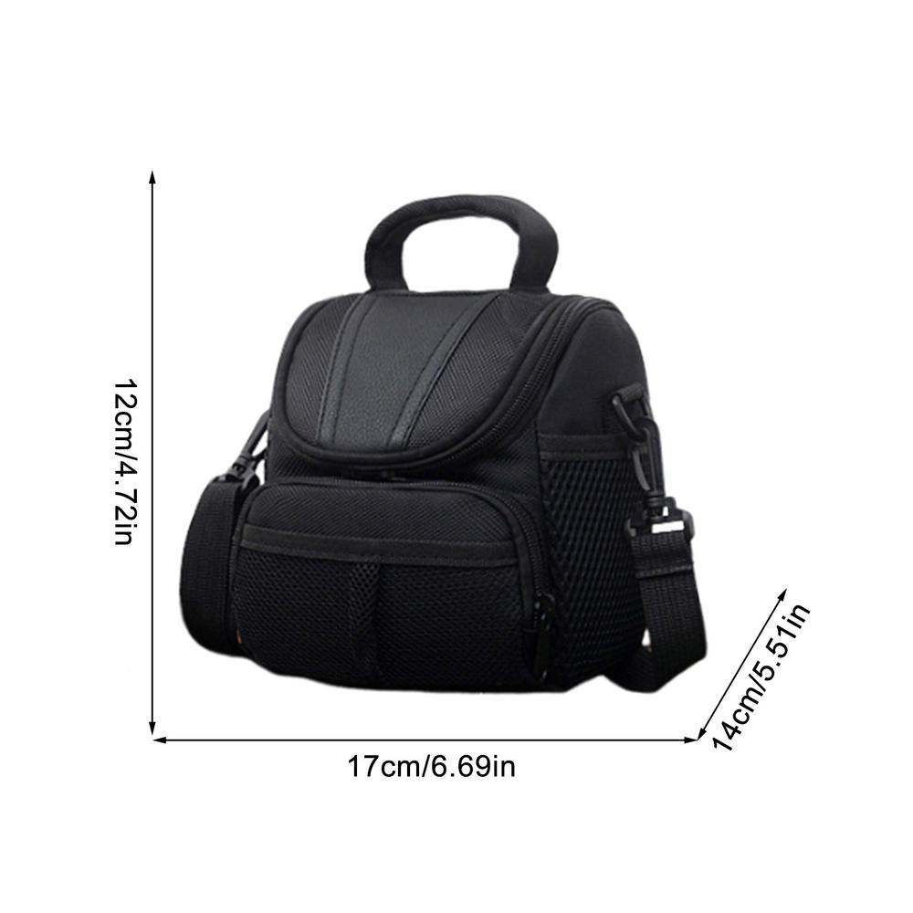 Torba na aparat SLR etui Crossbody na ramię SLR średniej miękka wyściólka sprzęt do monitoringu torba/etui z przegrodą na laptopa do zabezpieczenia przed kradzieżą: Default Title