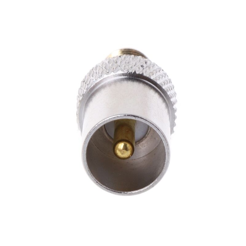 SMA Female Jack To TV IEC Male Plug Coaxial Adapter RF Connector Nickel Plated 103E