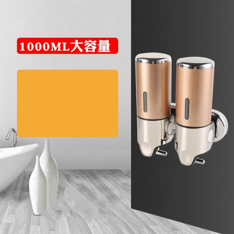 1Pc Manual Liquid Soap Dispensers Shower Gel Washing Lotion Hand Sanitizer Container for Home Kitchen Bathroom Accessories: Blue