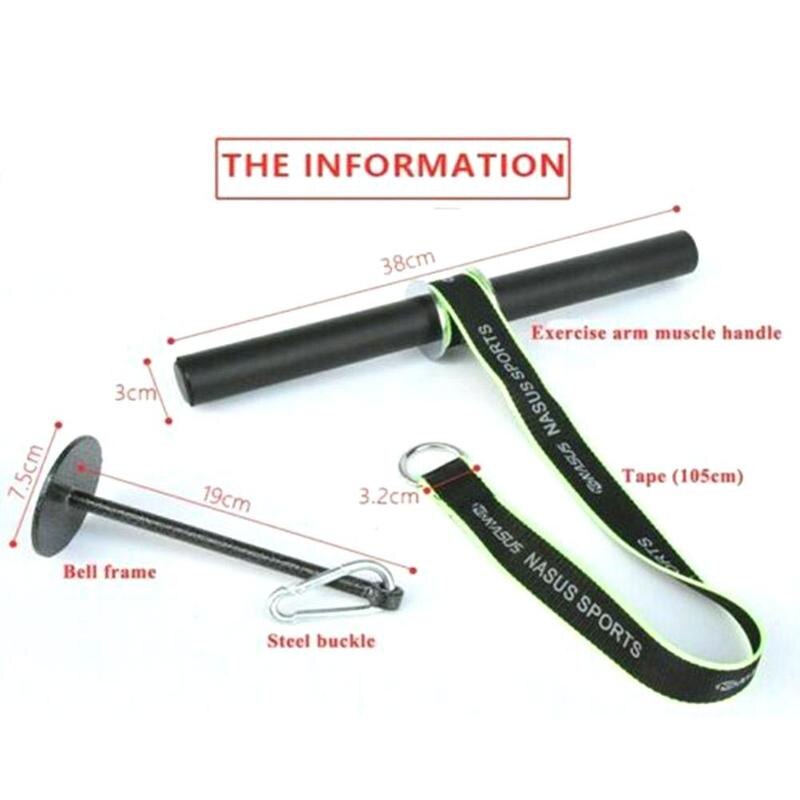 Forearm Strength Trainer Arm Triceps Blaster Wrist Equipment Strengthener Biceps Roller Weight Power Home Lifting Fitne H9D6