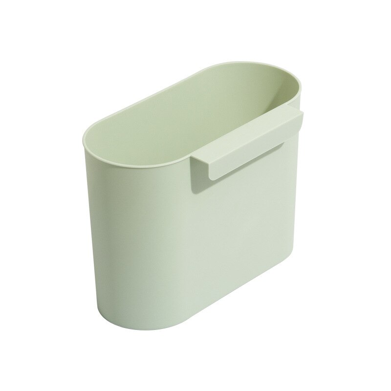 Kitchen Cabinet Door Plastic Basket Hanging Trash Can Bin Waste Box Garbage: D