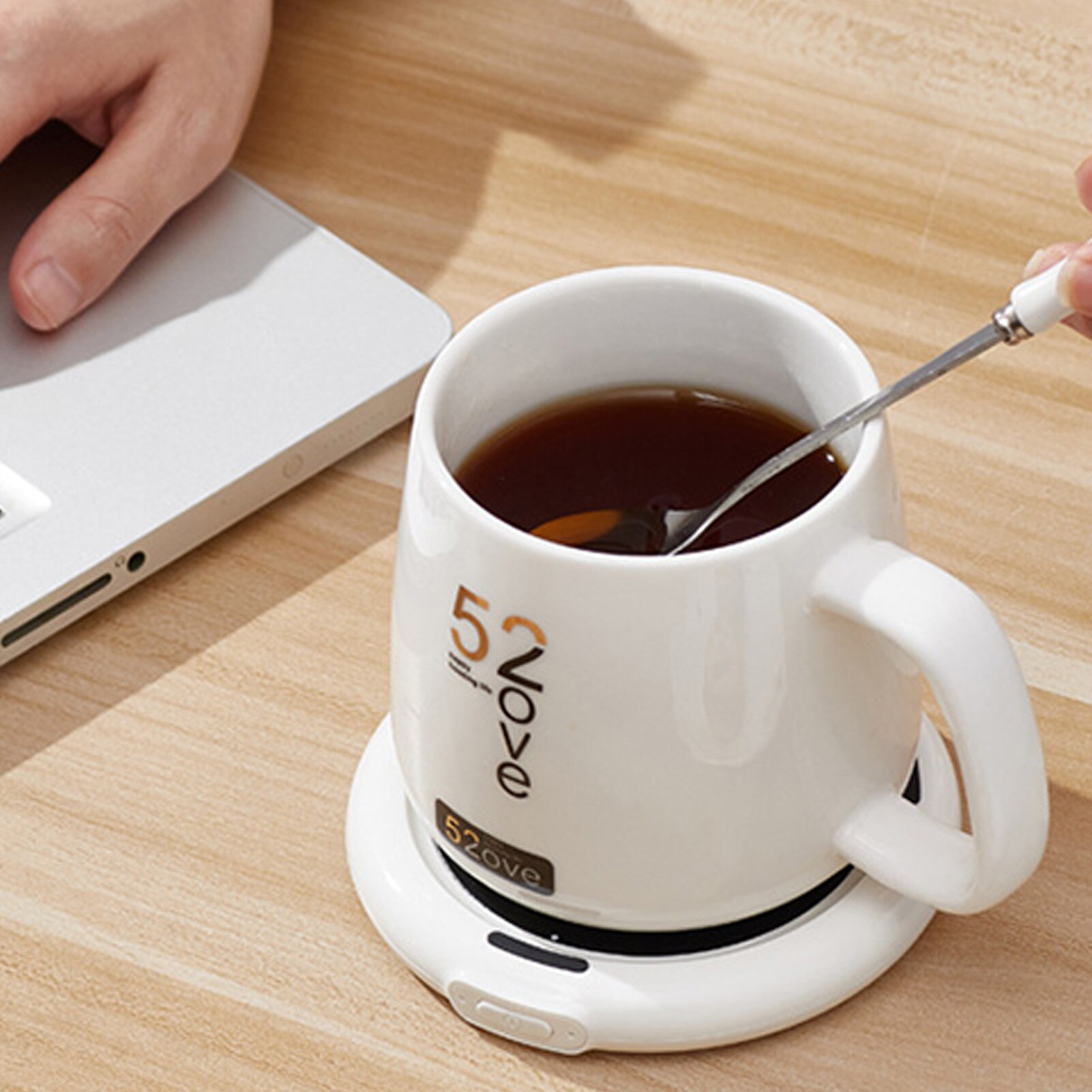 Usb Verwarmde Coaster 55 Graden Warm Cup Mat Koffie Mok Warmer Constante Temperatuur Verwarming Fles Warmer Verwarming Base