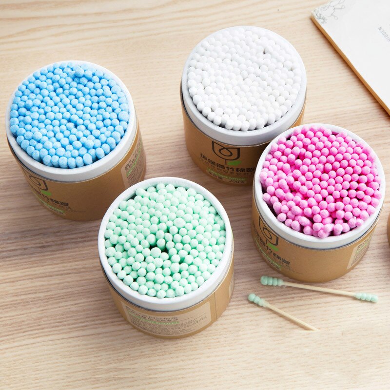 Color double tip spiral cotton swab canning cleani... – Vicedeal