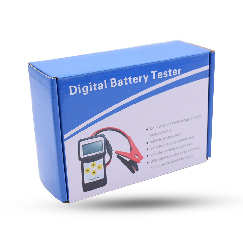 Micro 200 12V car battery tester car battery system analyzer CCA100-2000 car diagnostic tool multilingual