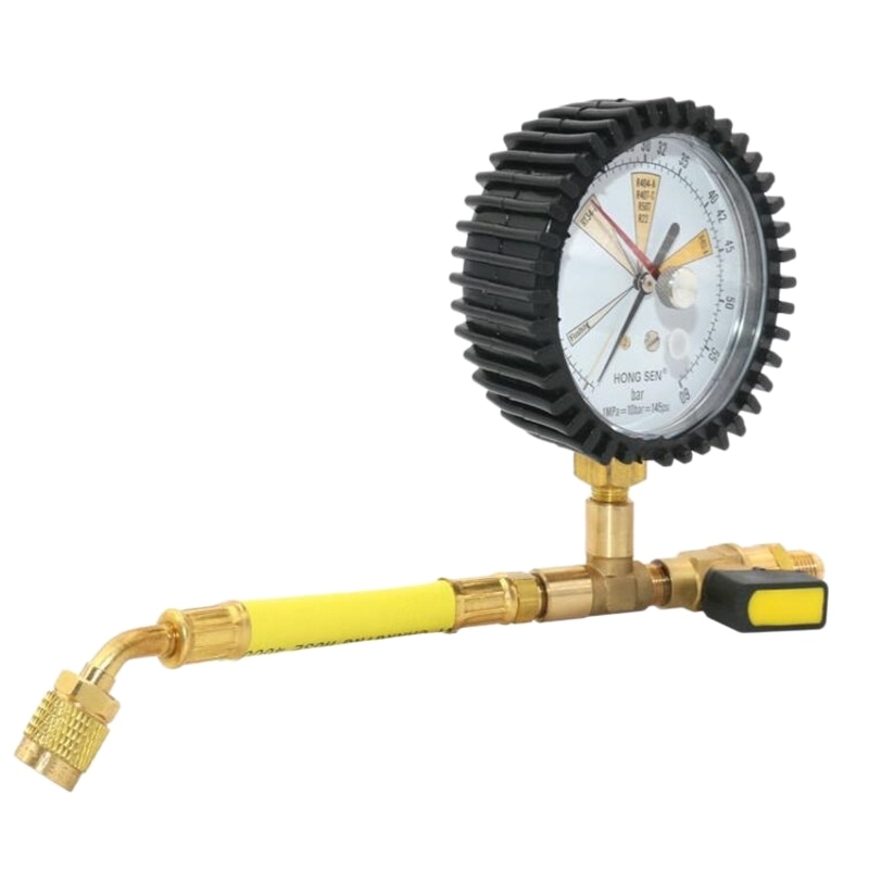 Klimaanlage Kälte Prüfung Stickstoff Manometer Einfache Kältemittel Tabelle für R134A, R22, R410A: Ursprünglich Titel