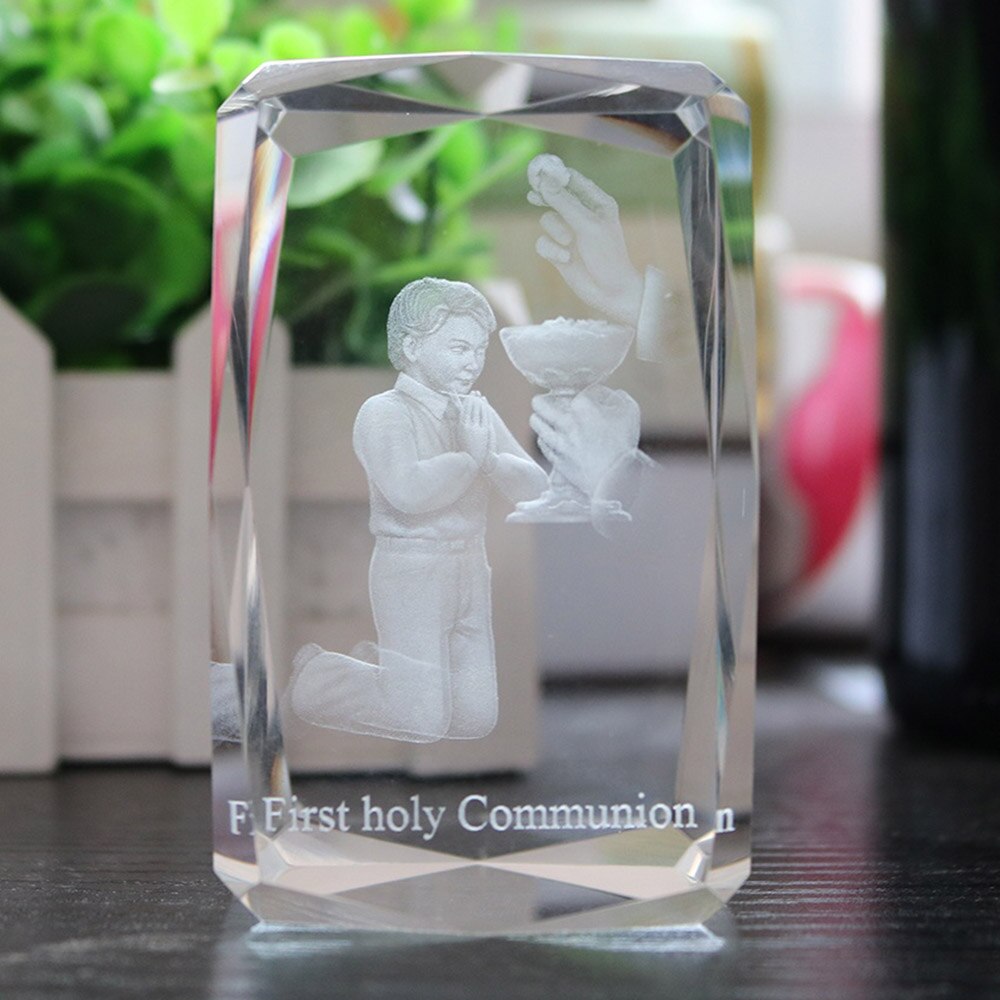 Kristal Decoratie Speelgoed Voor Katholieke/Christian Eerste Heilige Communie Favor/Souvenir Voor Meisjes/Jongens Eerste Communie /aanwezig: Crystal Boy