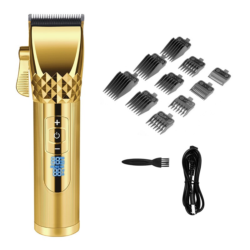 Il nuovo tagliacapelli elettrico USB rasoio ricaricabile barba Trimmer uomo professionale tagliatrice di capelli barba barbiere taglio di capelli: gold