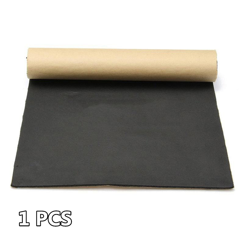 Car Soundproof Foam Adhesive Cotton Insulation Car Sound Proofing Deadening Heat Insulation Closed Foam Board 30 x 50cm: Brown