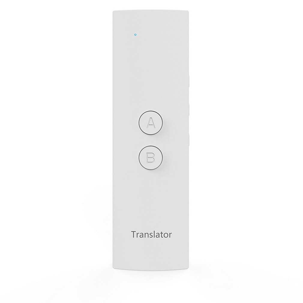 Portable Smart Voice Translator For Learning Travel Business Meeting 3 In 1 Voice Text Photo Multi-language Translator: White