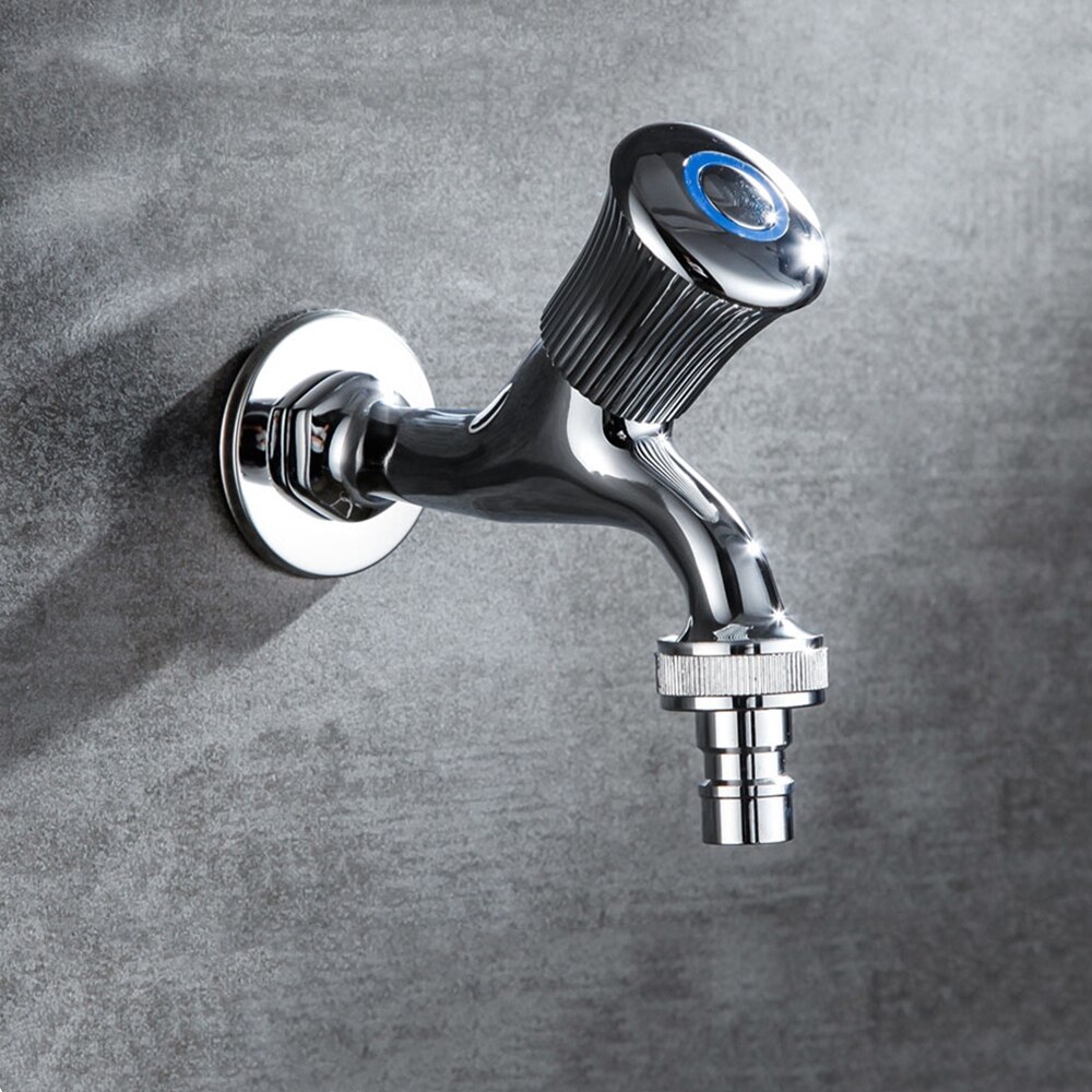 Solid Brass Washing Machine Faucet Outdoor Garden Faucet 1/2" Thread Outlet Wall Mount Bibcock
