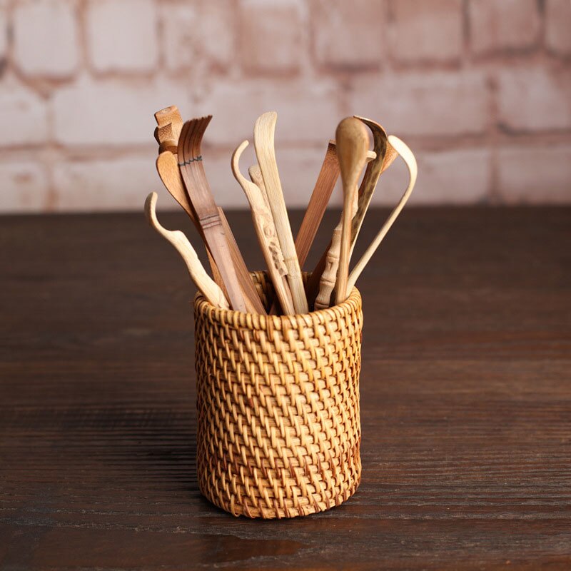 Palitos de hojas de té de bambú, cuchara Matcha, utensilios para ceremonia del té, herramienta, accesorios, 1 ud.