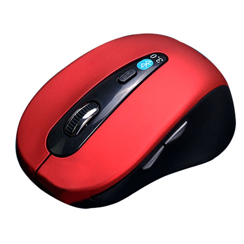 Mini Draadloze Optische Bluetooth 3,0 Maus 1600 Dpi 6D Gaming Maus Komfortable Ergonomische Laptop Notebook Computer: Rot