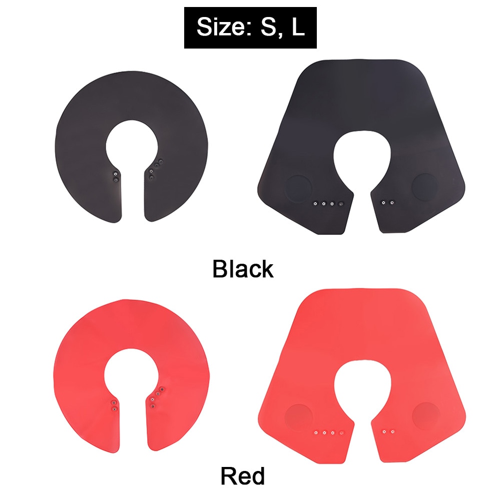 Med magnet spenne fargetilbehør cape wrap krage skjold salong hals frisør silikon hår styling verktøy hårklipp