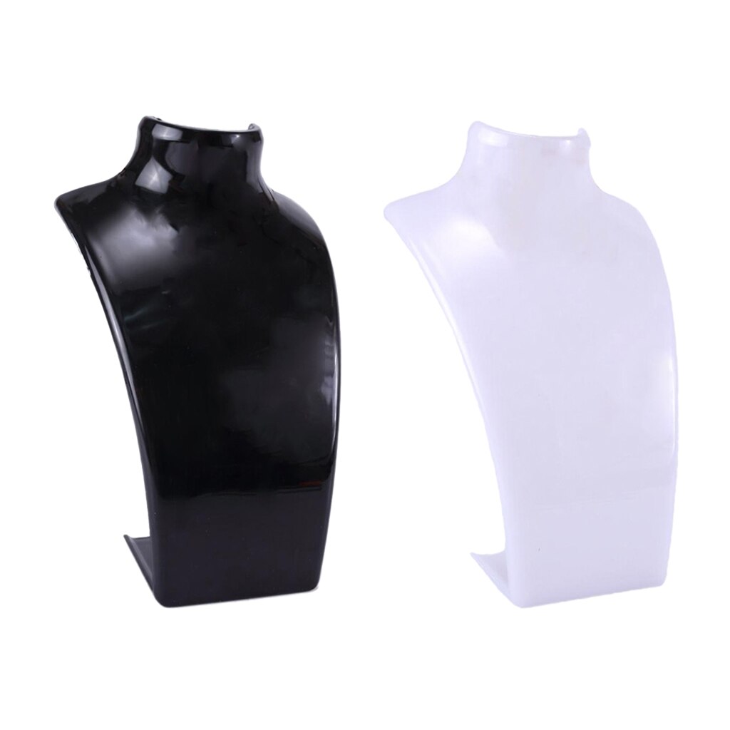 2Pc Ketting Stand, Vrouwen Mannequin Buste Sieraden Display Organisatoren Plank Houder