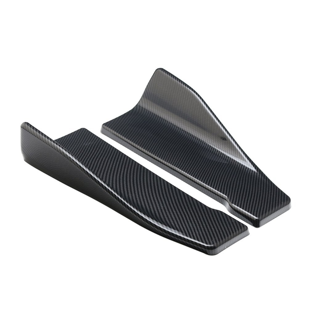 Car Rear Bumper Lip Diffuser ABS Plastic Car-Styling Rear Bumper Lip Diffuser Modified Accessories: 35cm  carbon black