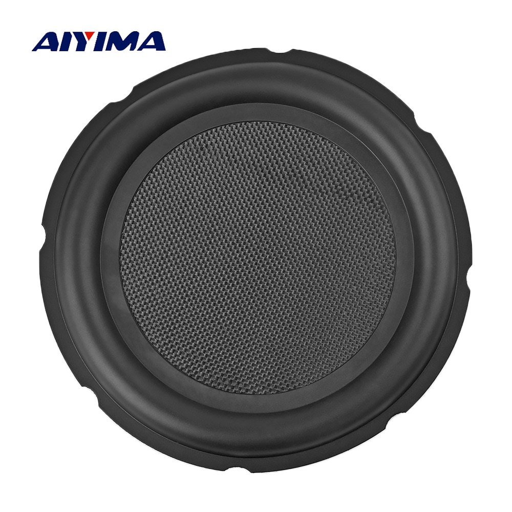 Aiyima 8 tums 10 tums basradiator passiv bikakeformad gummi vibrationsplatta extra basmembran för 8 " 10 " bashögtalare gör det själv