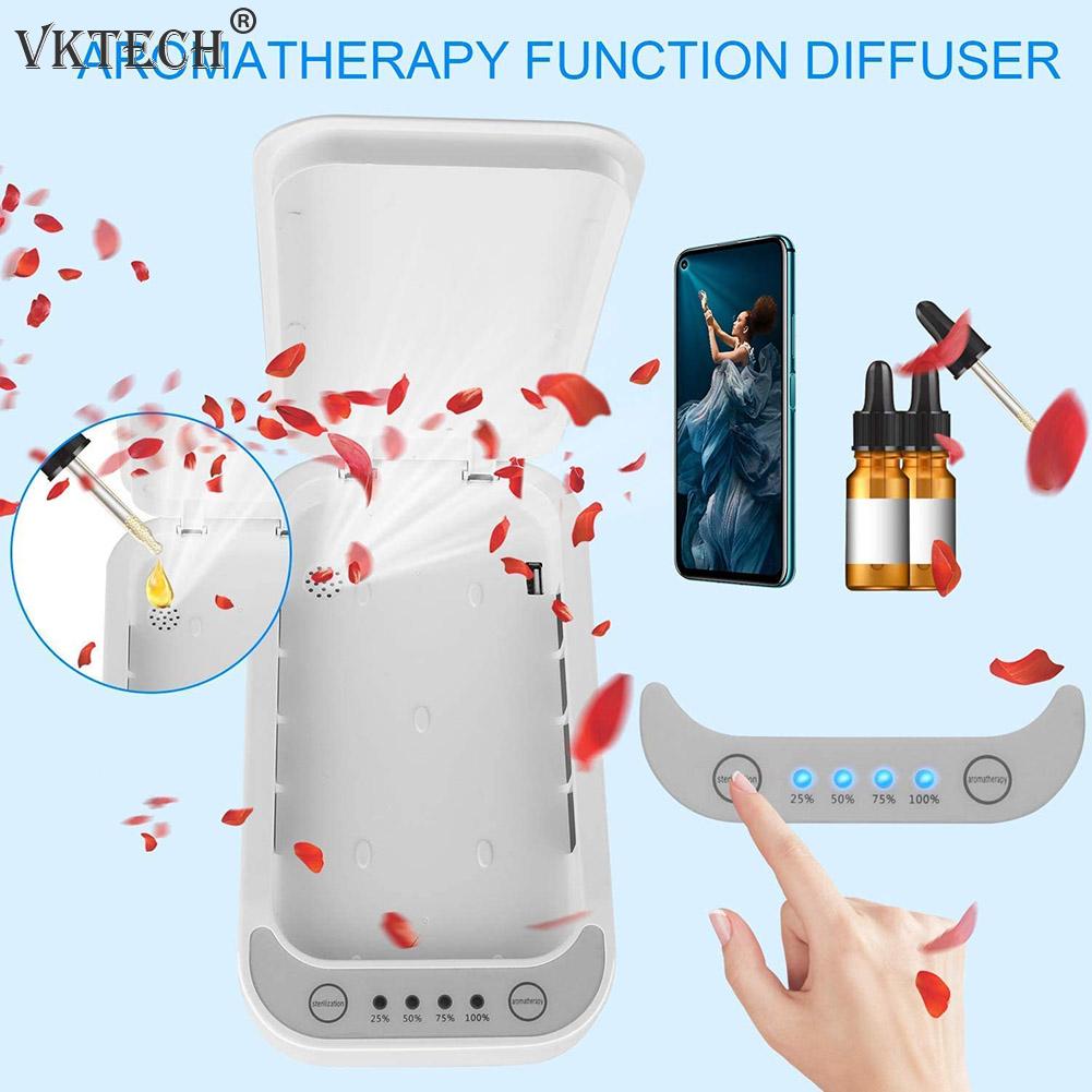 Portable UV Sterilizer Box UV Disinfection Box Makeup Brush Manicure Mask Ultraviolet Cleaning Germicidal Sterilization Case