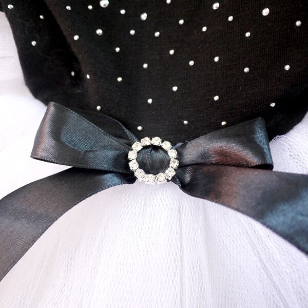 Cão bling bling tutu vestido vestido de renda roupas vestido de festa pet gato princesa grande
