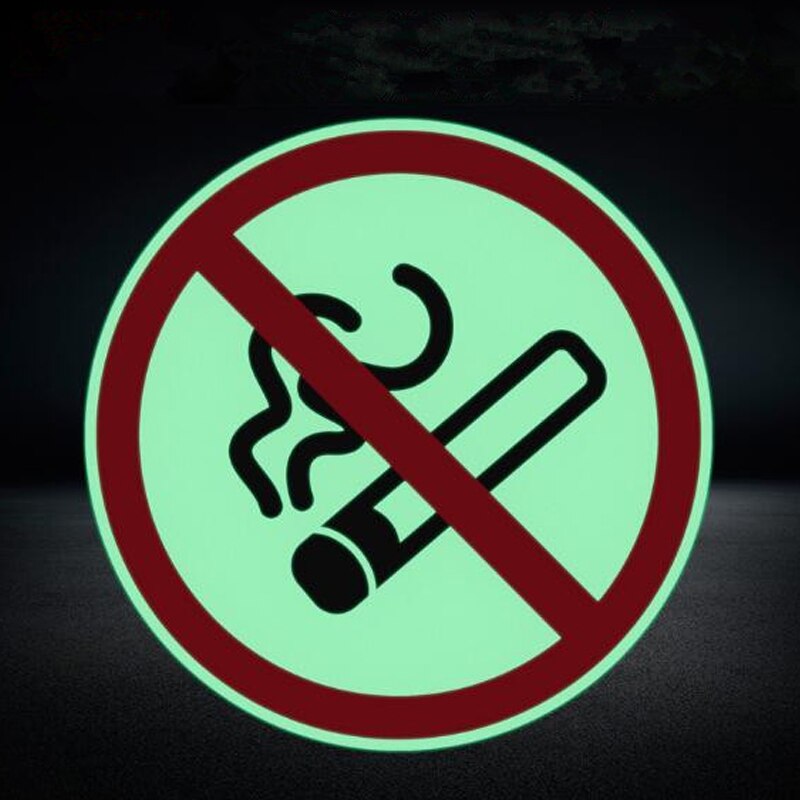 Glow in Dark Luminous Stickers Exit Direction Safety Warning Reflective Tapes for Shopping Mall Supermarket Elevator Cinema KTV