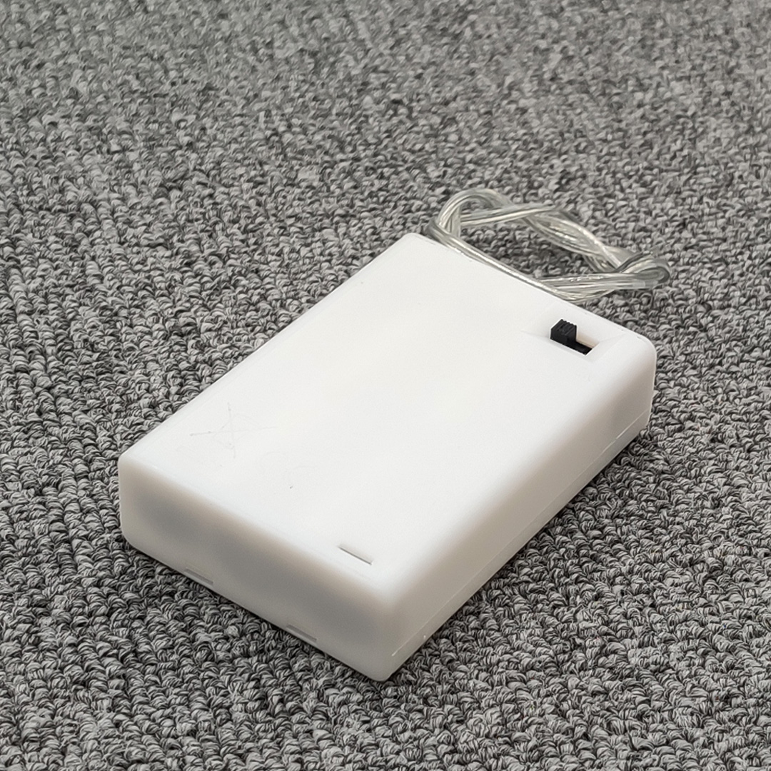 3AA 4,5V Batteriekasten AA Batteriegehäbenutzen AA Batteriehalter mit Schalter AA Kasten 4,5V Weiß mit Leitung oder mit USB/Leitung: Blau