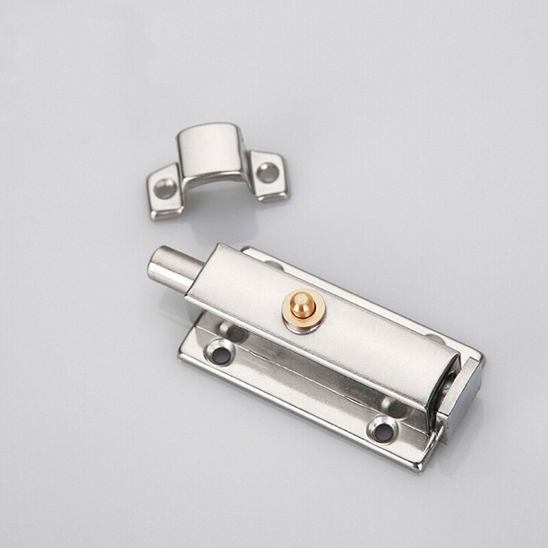 3/4/6inch Door Window Security Bolt Door Lock Latch Gate Cabinet Latch Stainless Steel Security Lock Chrome Door Lock