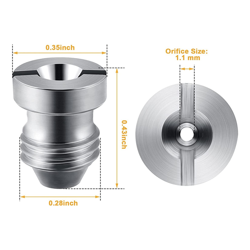 Schuimgenerator voor het wassen Automotive Kanonsproeier Schuimlans Opening Mondstuk Mesh Filter 0,9 MM tot 1,4 MM Autowasbenodigdheden