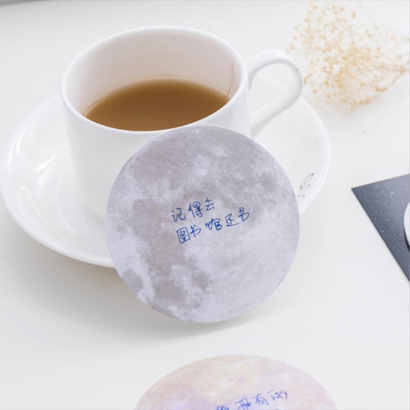 Paper Sticky Notes Space Planet Memo Pad Cute Art Paper For Girl Space Paper Sticky Notes Household Necessary