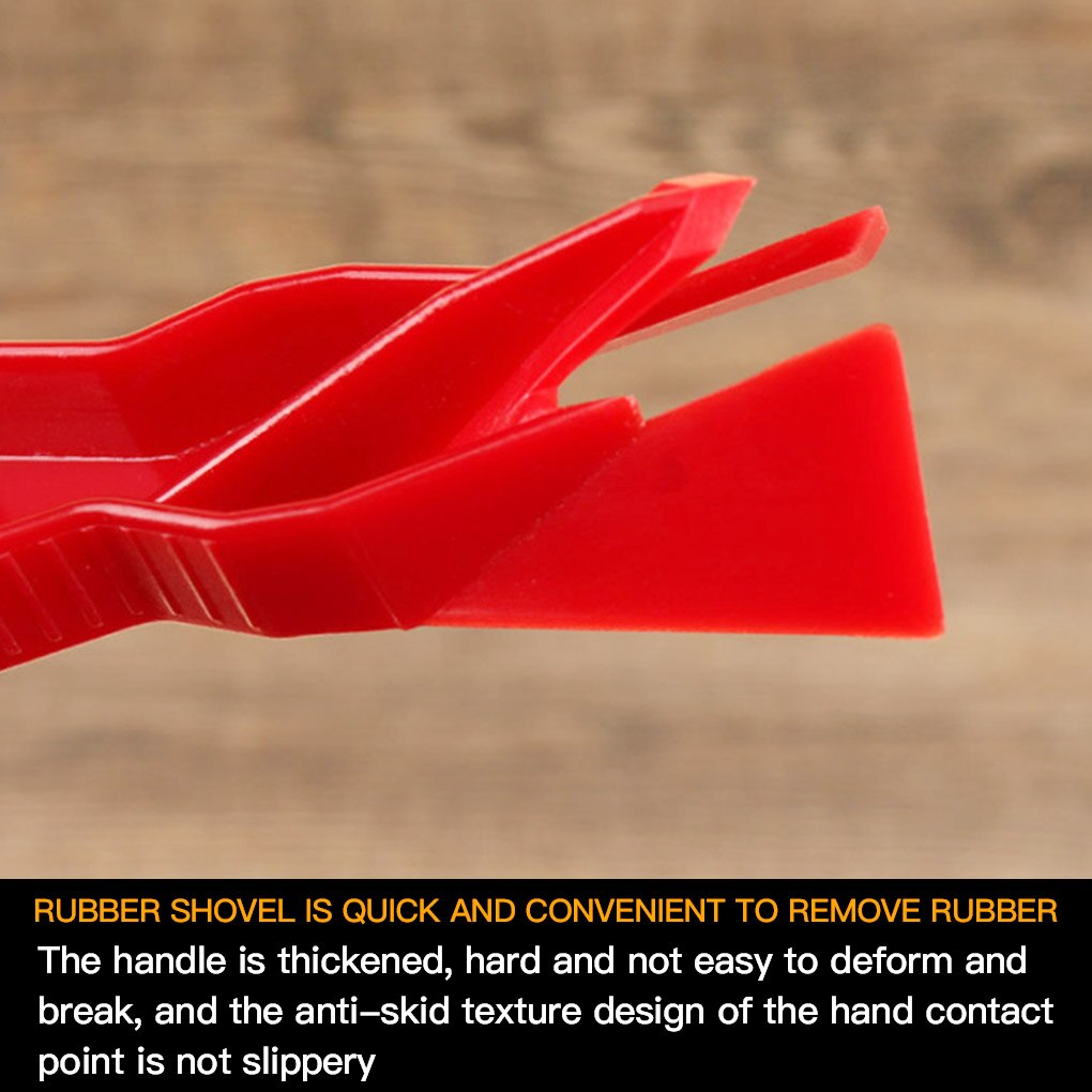 2pcs/ Set Silicone Glass Corner Scraper Tool Caulking Sealant Finishing Grout Floor Cleaning Tile Dirt Tool Spatula Glue Shovel