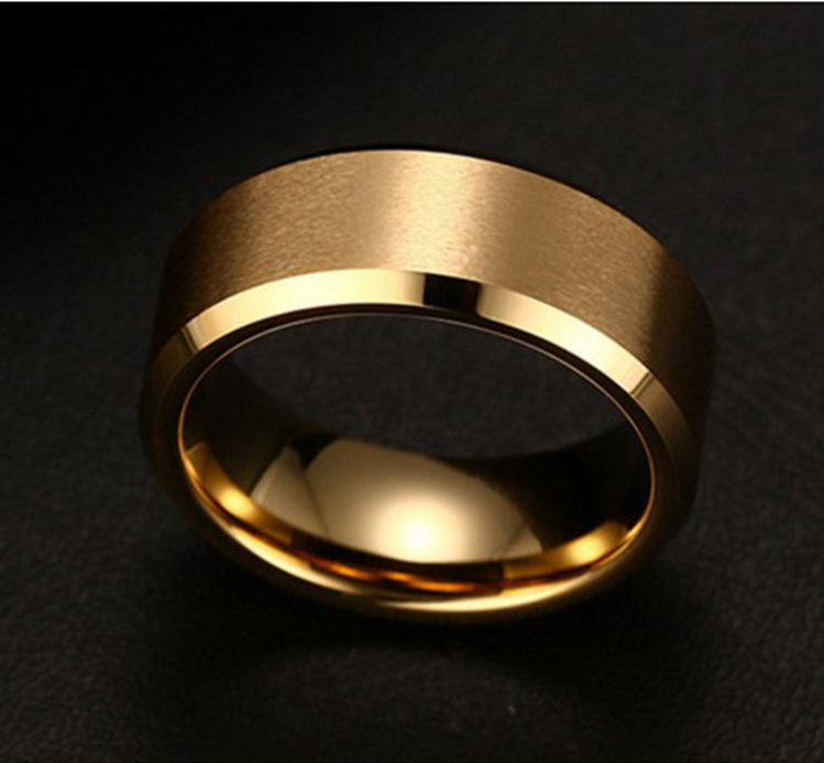 15 anillos negros de acero inoxidable para hombres y mujeres, joyería de: 10 / Negro