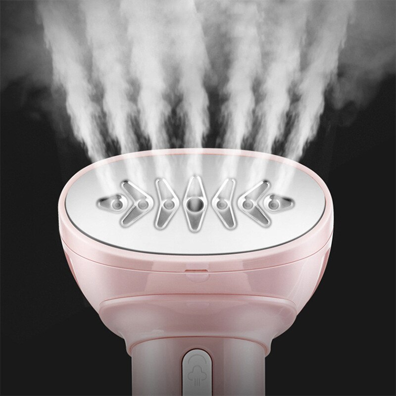 Kädessä pidettävä kangashöyrystin nopea lämmitys 1000w tehokas vaatehöyrystin kotiin matkustamiseen kannettava höyrysilitysrauta eu pistoke