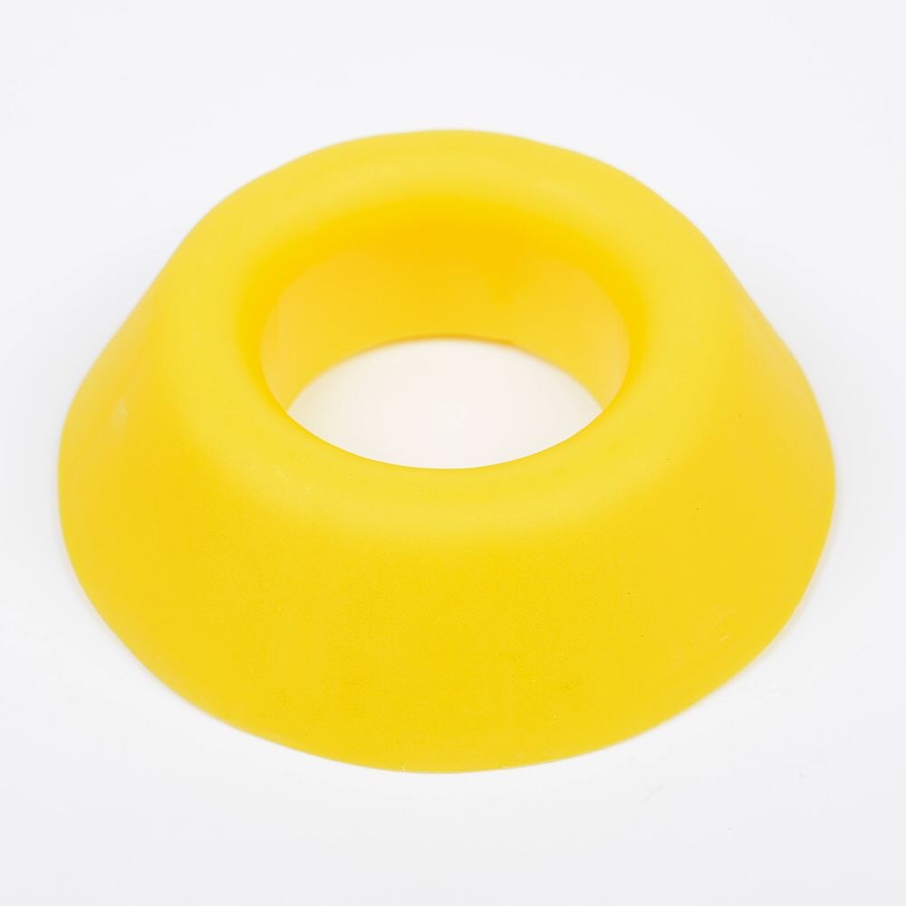 Soporte de plástico para pelota de baloncesto, balón de fútbol, Rugby, soporte de pantalla de plástico, caja Simple y práctico y cómodo, novedad: yellow
